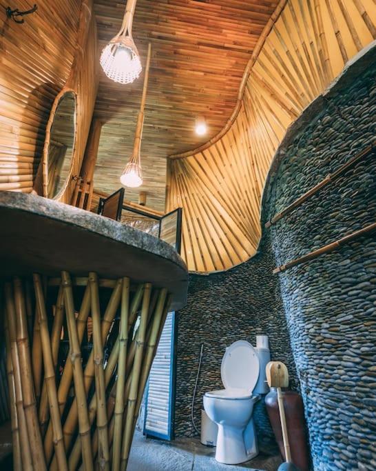 Aura House 2Bds Eco Bamboo House, Pool, River View Bringkit Экстерьер фото