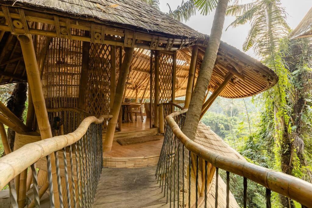 Aura House 2Bds Eco Bamboo House, Pool, River View Bringkit Экстерьер фото