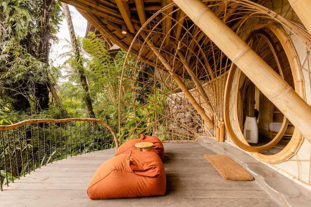 Aura House 2Bds Eco Bamboo House, Pool, River View Bringkit Экстерьер фото