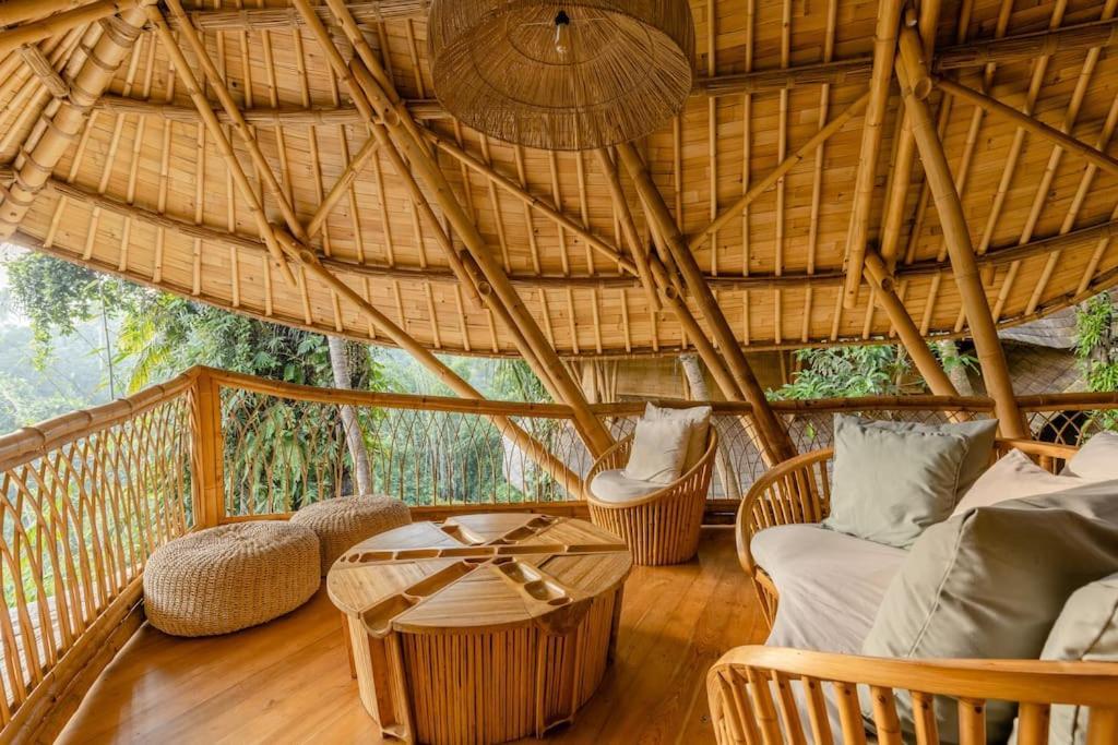 Aura House 2Bds Eco Bamboo House, Pool, River View Bringkit Экстерьер фото