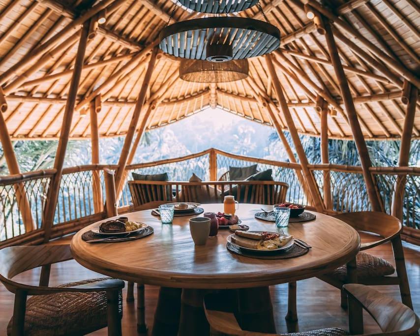 Aura House 2Bds Eco Bamboo House, Pool, River View Bringkit Экстерьер фото