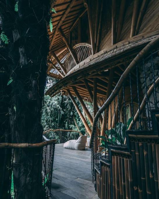 Aura House 2Bds Eco Bamboo House, Pool, River View Bringkit Экстерьер фото