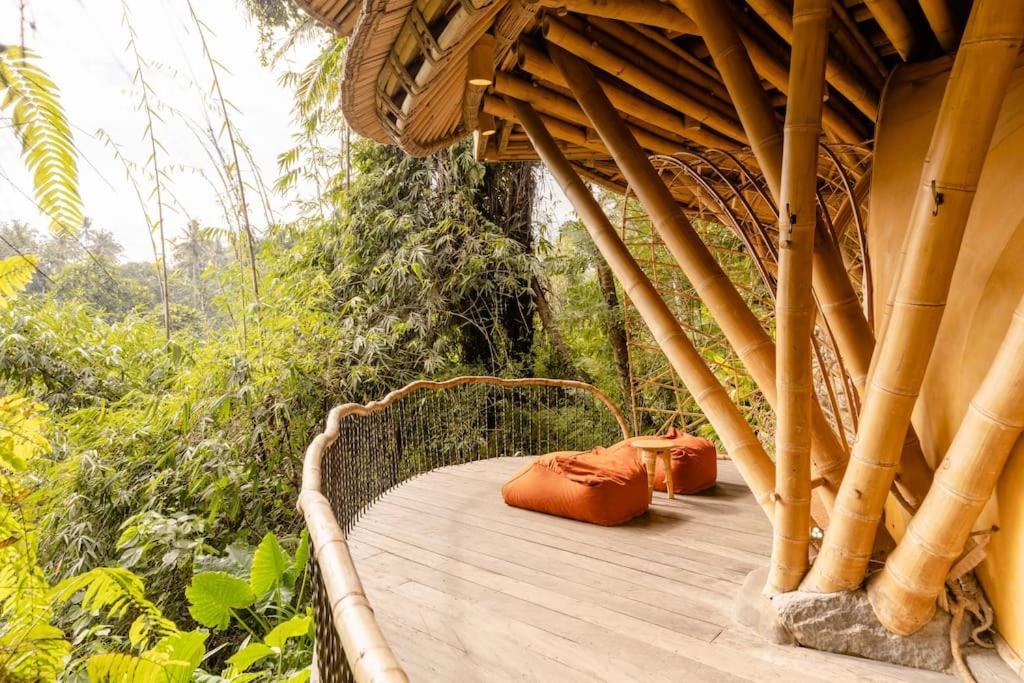 Aura House 2Bds Eco Bamboo House, Pool, River View Bringkit Экстерьер фото