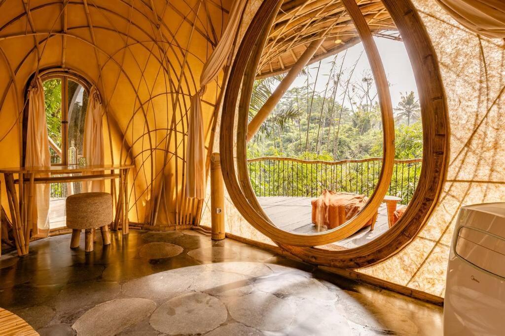 Aura House 2Bds Eco Bamboo House, Pool, River View Bringkit Экстерьер фото