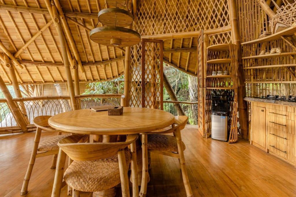 Aura House 2Bds Eco Bamboo House, Pool, River View Bringkit Экстерьер фото
